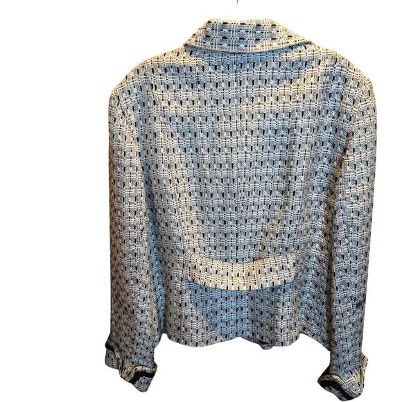 George 16 Gray Tweed Women's Blazer Jacket Suit Coat Misses Size XL Extra Large - Picture 3 of 4